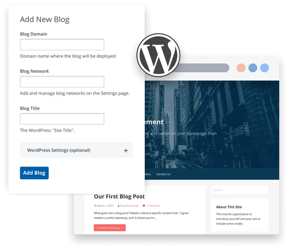 1-Click Blog Install