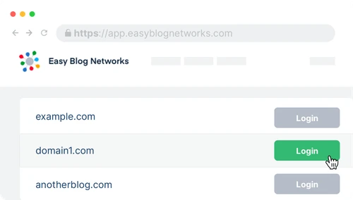 Blog List Dashboard