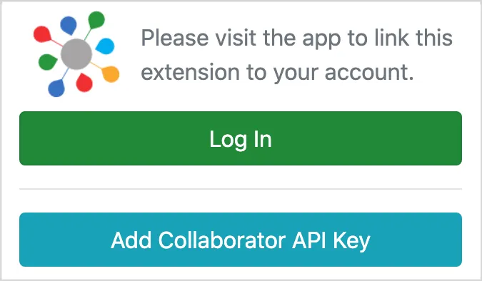 collaborator access ebn browser extension screenshot
