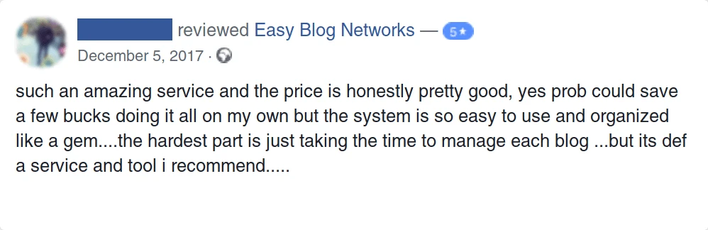 Facebook review