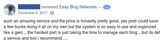 Facebook review