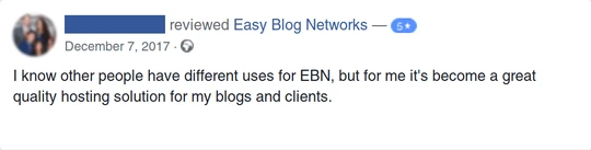Facebook review