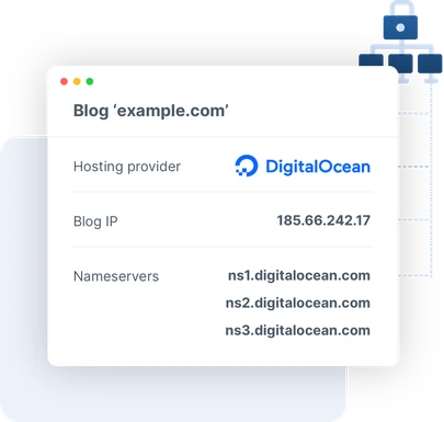 Nameservers dashboard