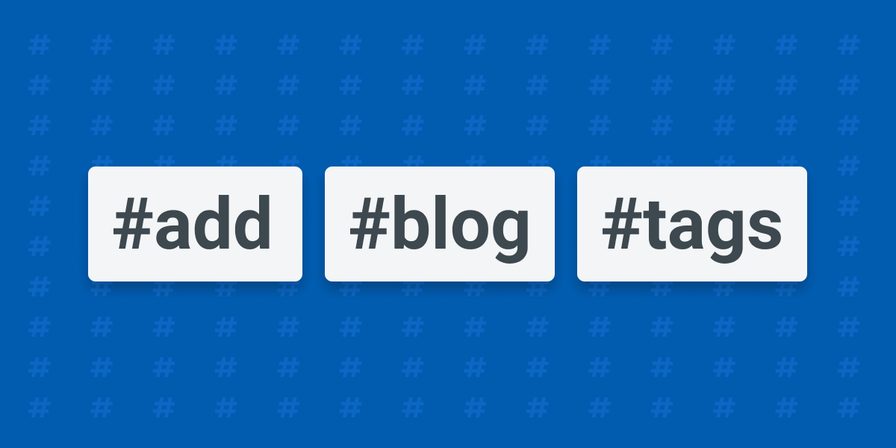 Organize your blogs with tags